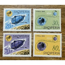 ALBANIA 1966 SERIE COMPLETA NUEVAS MINT ESPACIO COHETERIA 10 euros
